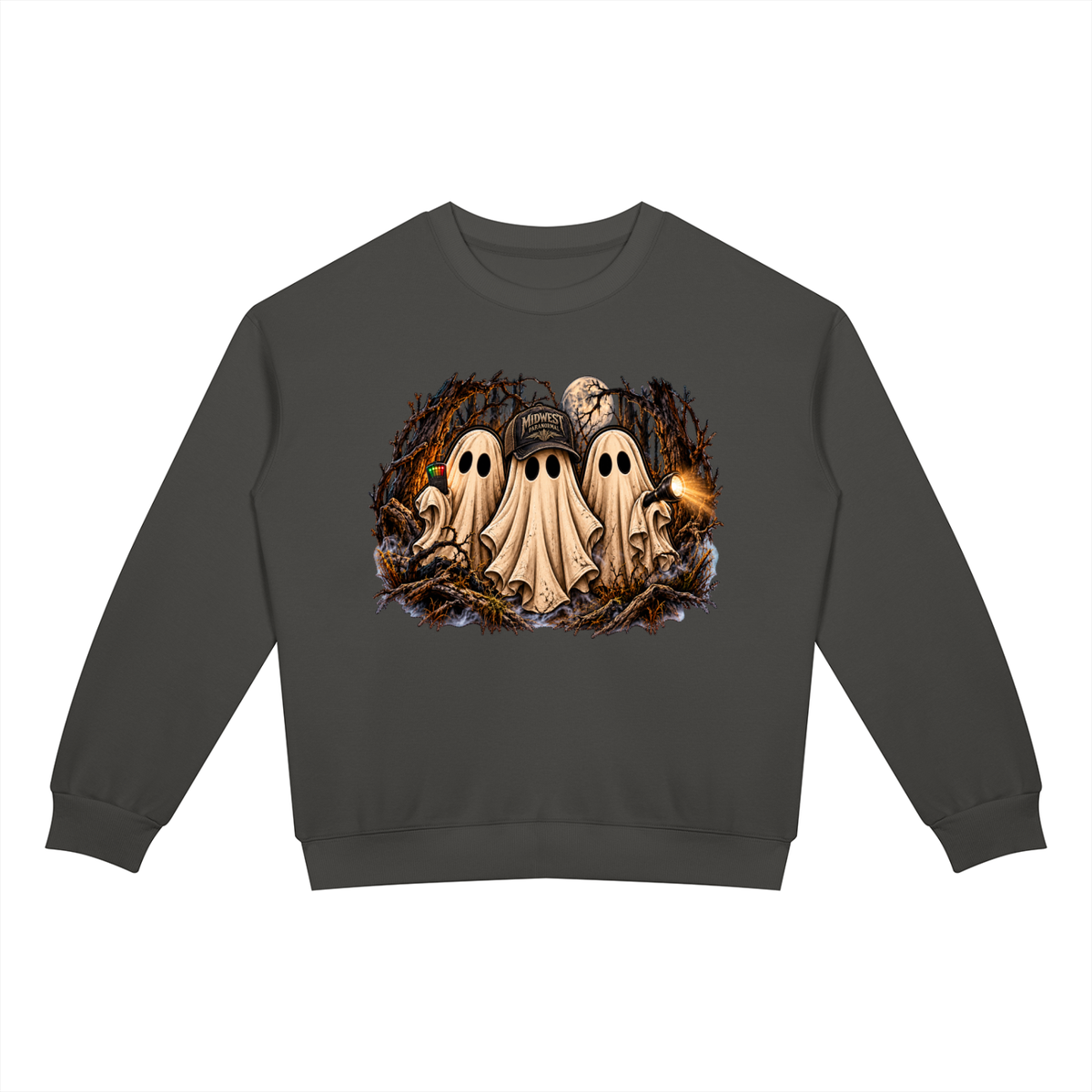 MWP Ghosties Unisex Drop Shoulder Crewneck Sweatshirt