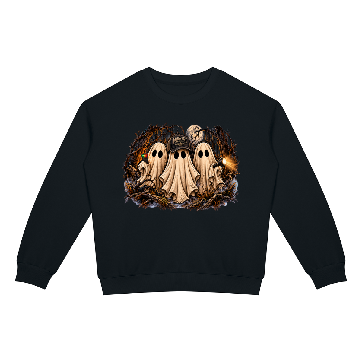 MWP Ghosties Unisex Drop Shoulder Crewneck Sweatshirt