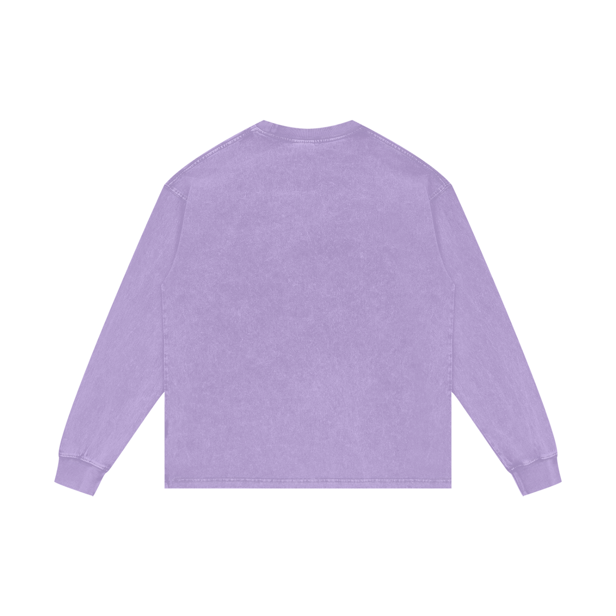 Ghost Hunting Acid Wash Oversize Long Sleeve T-Shirt