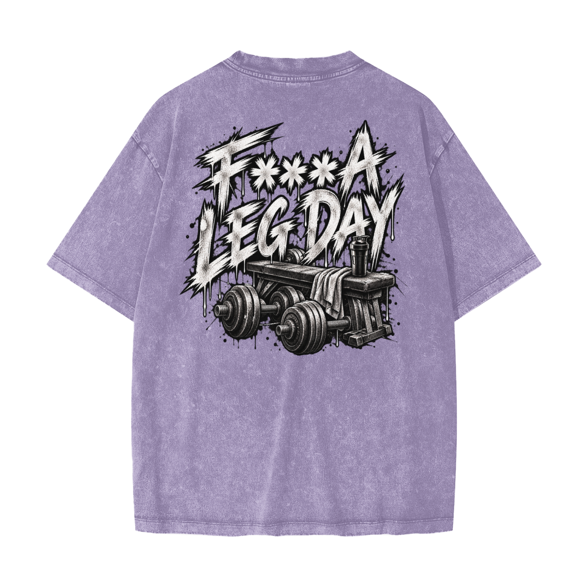 Blaine Leg Day Heavyweight Snow Washed T-Shirt
