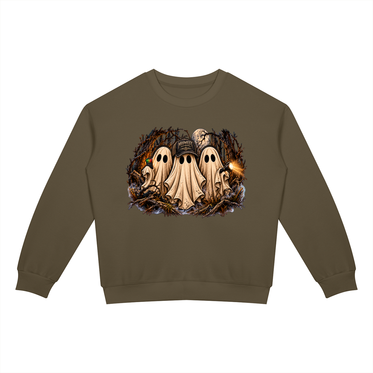 MWP Ghosties Unisex Drop Shoulder Crewneck Sweatshirt