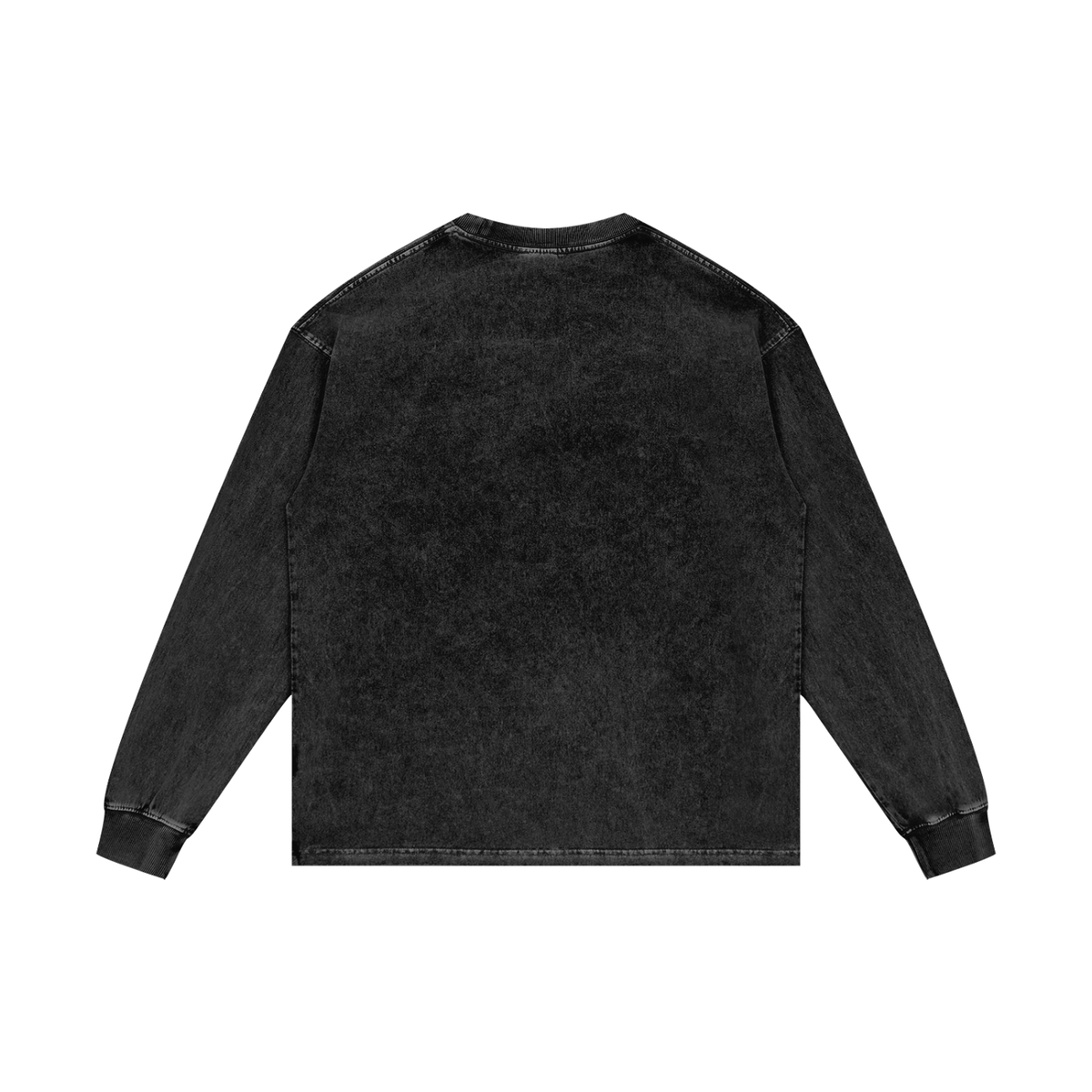 Spooky Era Acid Wash Oversize Long Sleeve T-Shirt