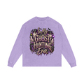 Ghost Hunting Acid Wash Oversize Long Sleeve T-Shirt