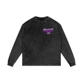 Paranormal Patrol Acid Wash Oversize Long Sleeve T-Shirt